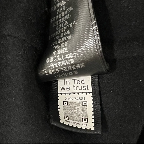 NWT Ted Baker Caysa Wool-blend Cocoon Coat - Picture 14 of 15